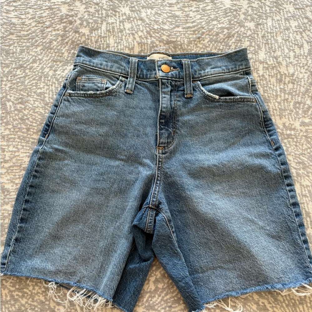 High Rise Vintage Straight Shorts